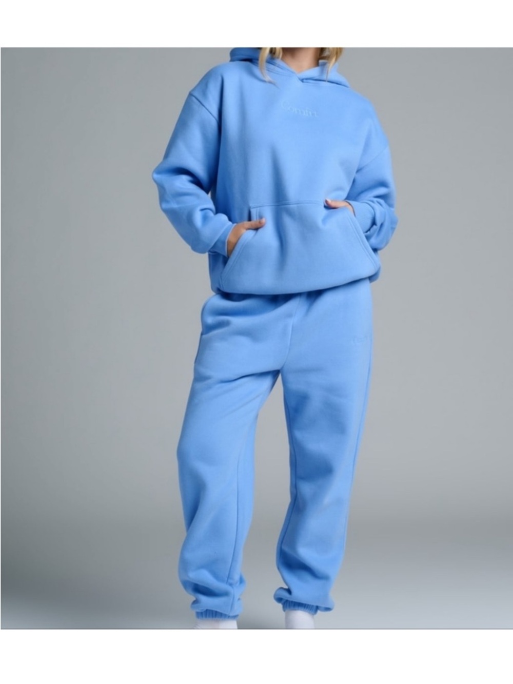 Womens cornflower comfrt Jogger Sweatpants - Picture 4 of 4